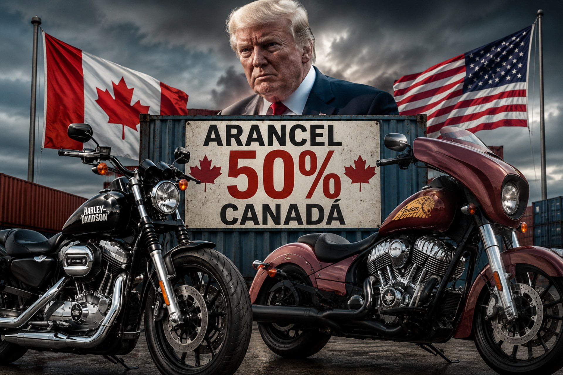 Canada arancel a Harley-Davidson e Indian