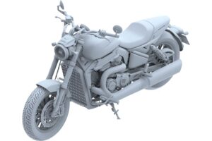 QJMotor registers the patents for a new large displacement V4 cruiser