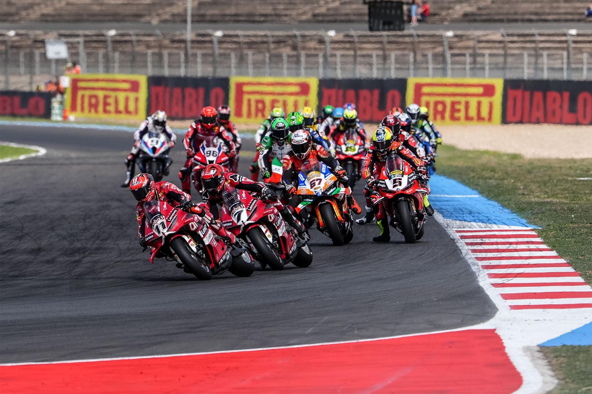 Bulega did not give any option in the second race