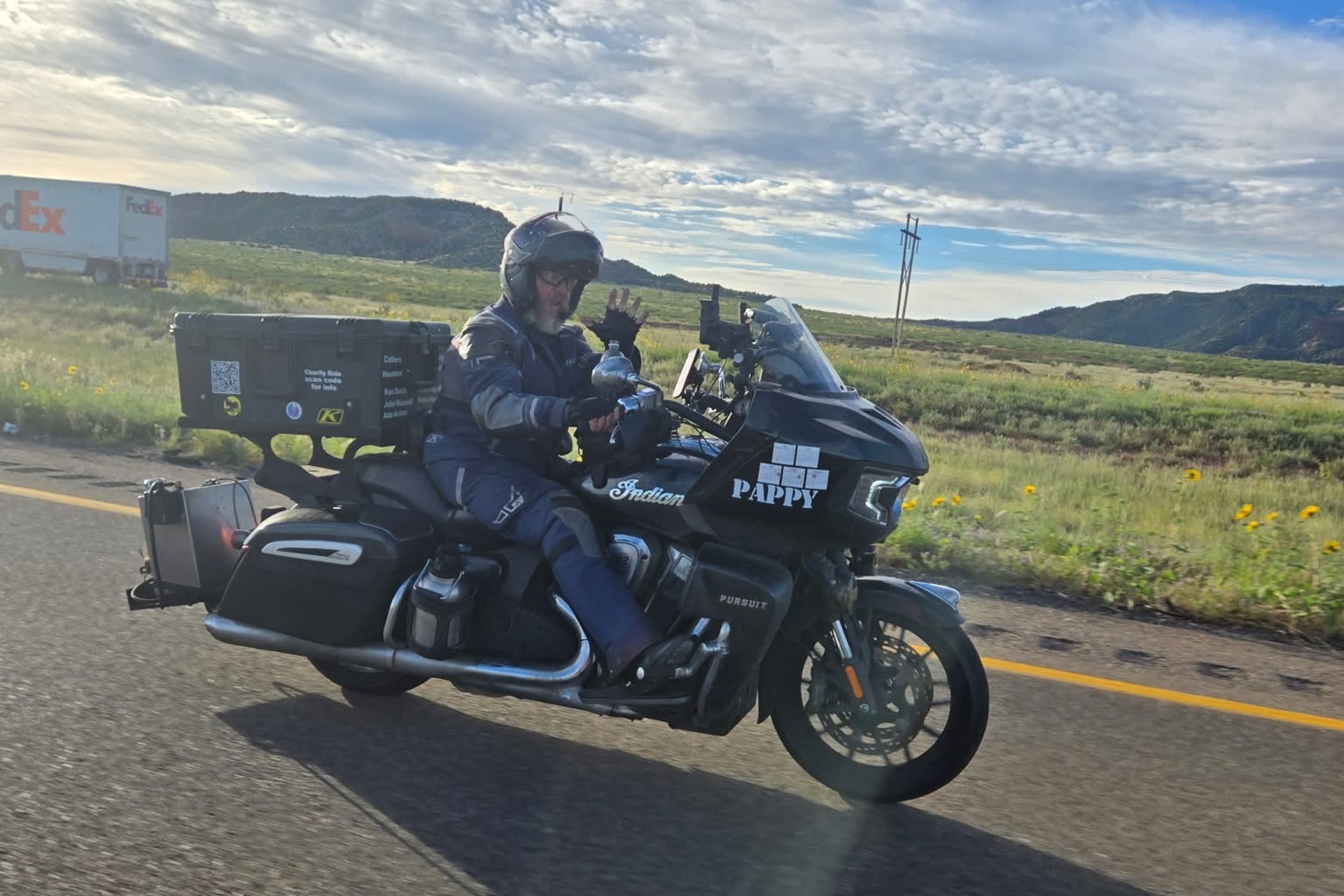 2025 Indian Pursuit owner sets four world records for a good cause
