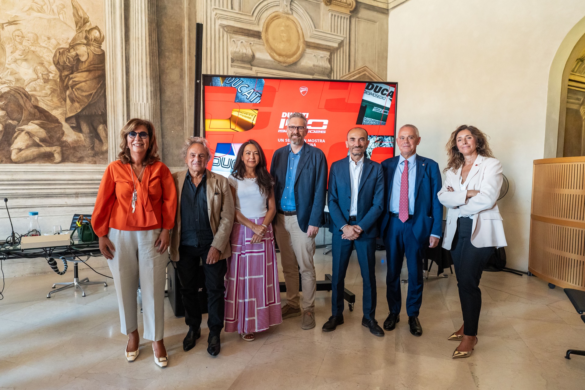 Ducati, on the occasion of the centenary, brings the company's identity to the heart of Bologna