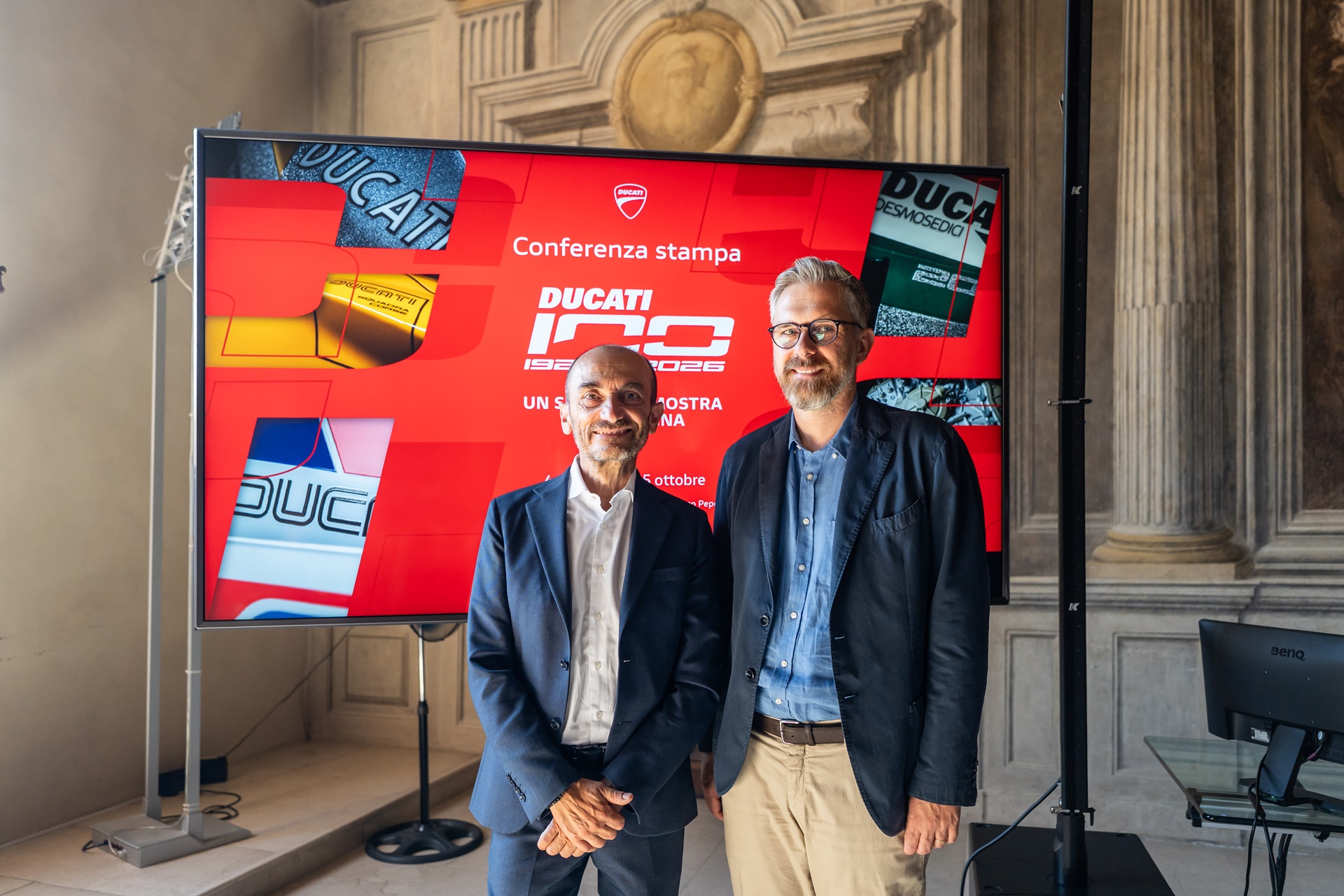 Ducati, on the occasion of the centenary, brings the company's identity to the heart of Bologna