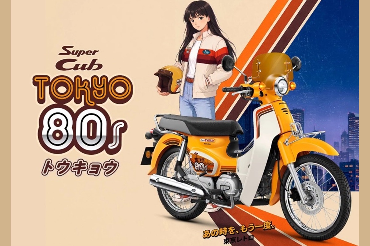 Super Cub Tokyo 80s Edition: eighties inspiration in the latest special series of the legendary Honda scooter