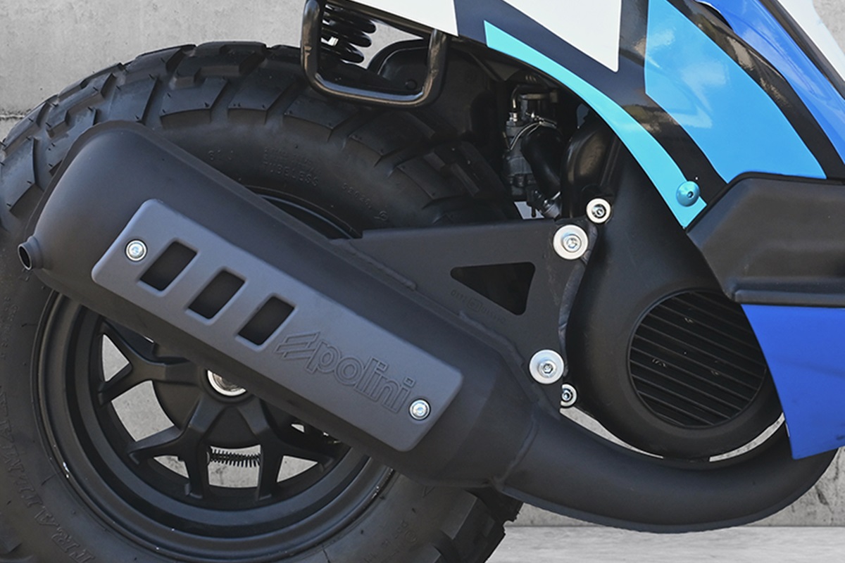 Polini presenta su nuevo silenciador Original Hi-Speed para scooters de 50 cc