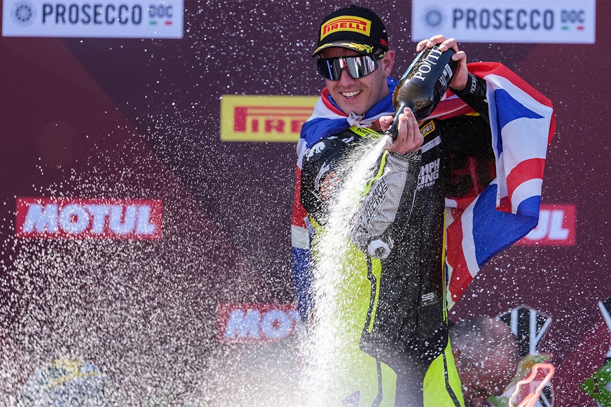 Triumph is already reaping victories in Supersport