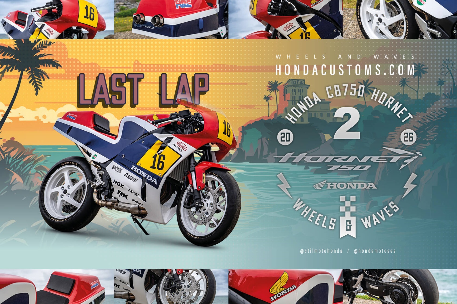 “Mugen”, the aggressive Portuguese reinterpretation of the CB750 Hornet, is proclaimed winner in the 7th edition of Honda Customs