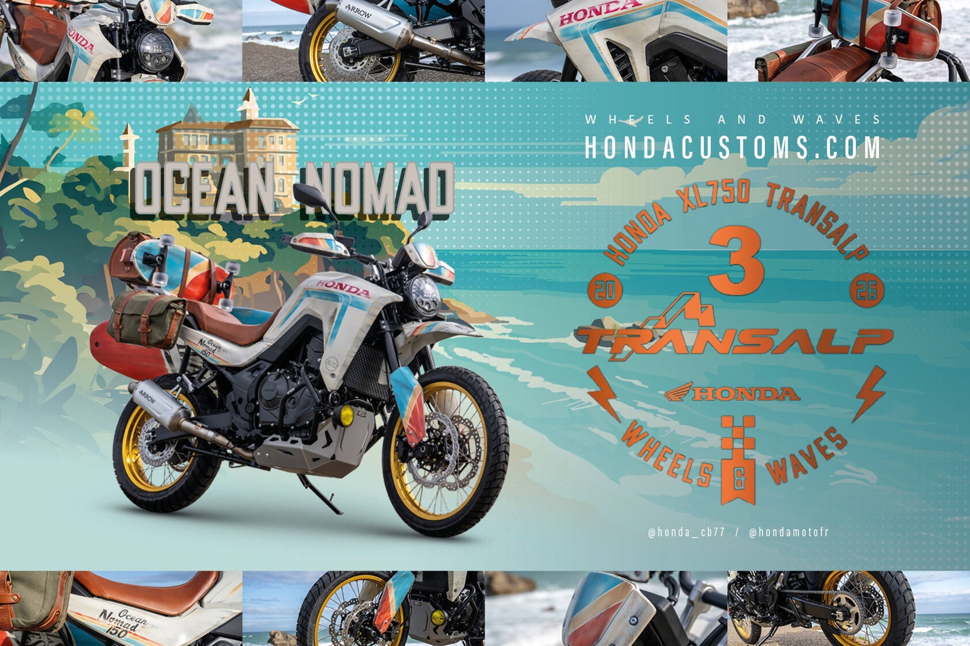 “Mugen”, the aggressive Portuguese reinterpretation of the CB750 Hornet, is proclaimed winner in the 7th edition of Honda Customs