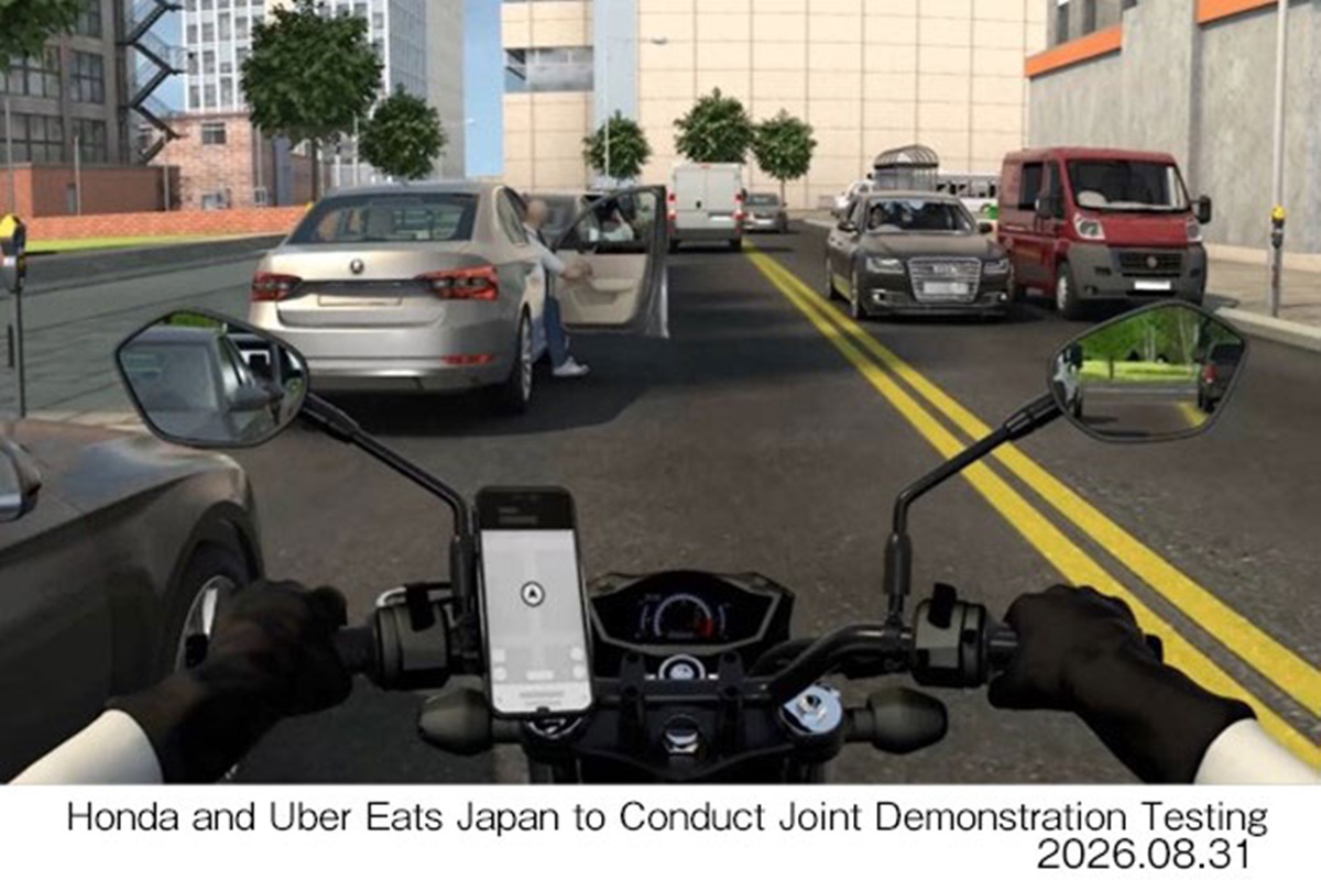 Honda and Uber Eats Japan evaluate the safety of their delivery drivers through a new APP