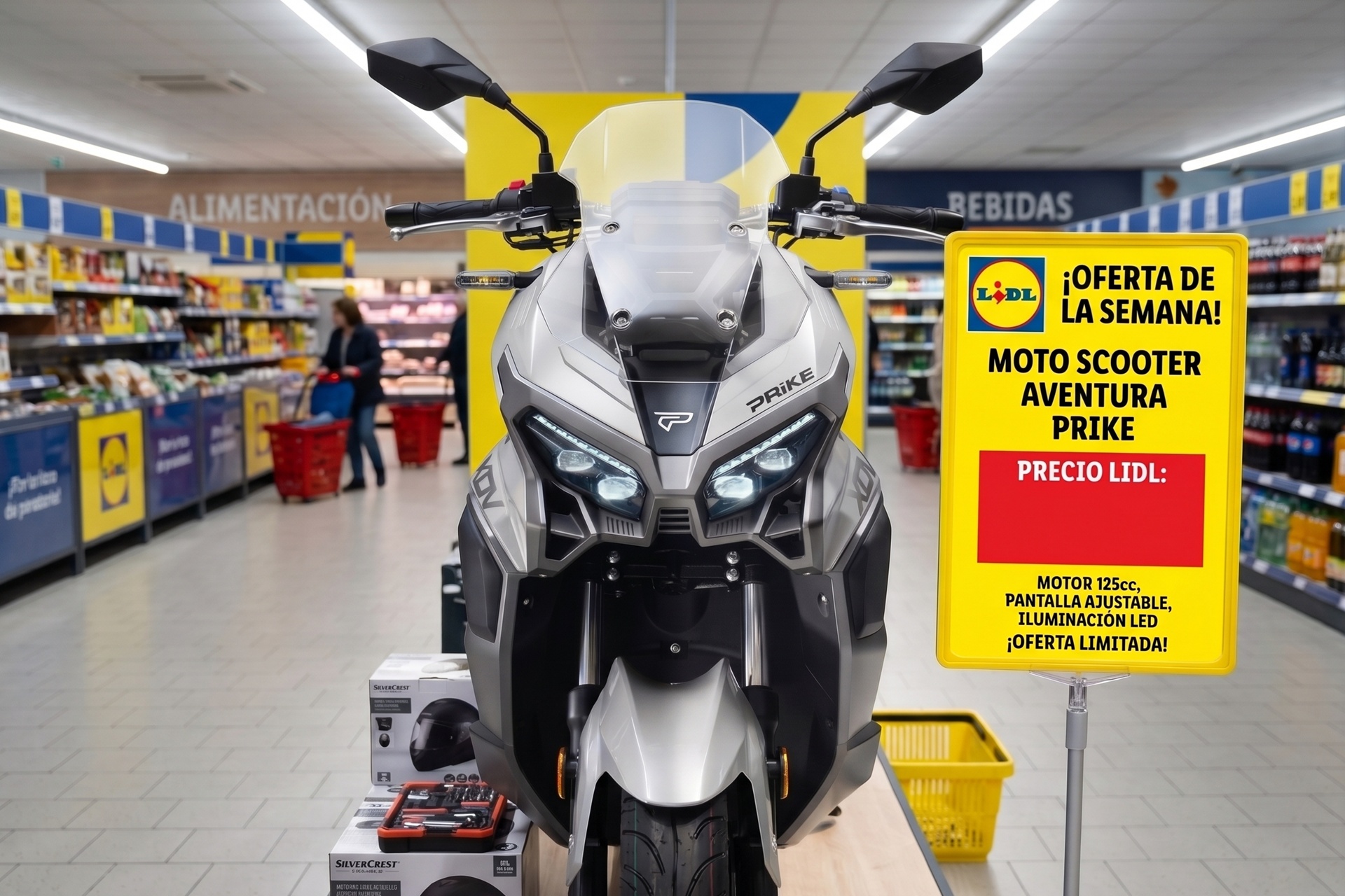 Lidl ha puesto a la venta un scooter. Keeway te vende el mismo y encima, más barato. Hemos hecho cuentas
