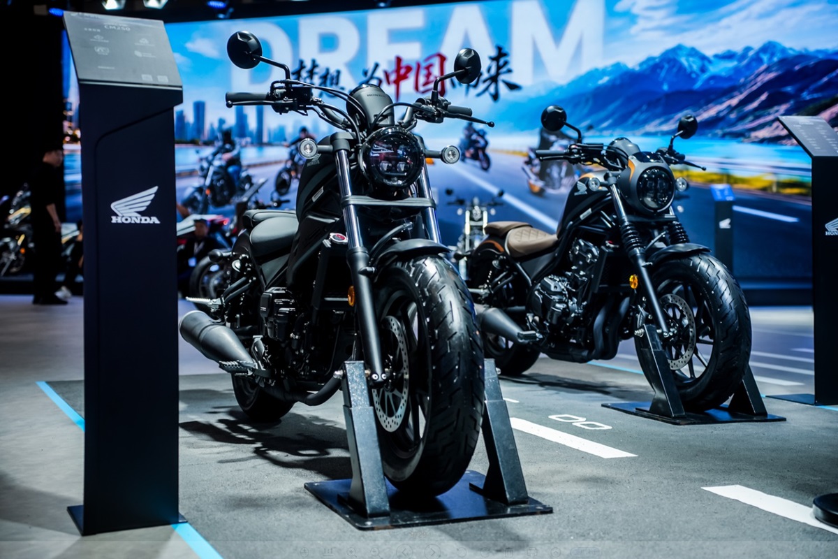 The Honda Rebel range now with navigation as standard