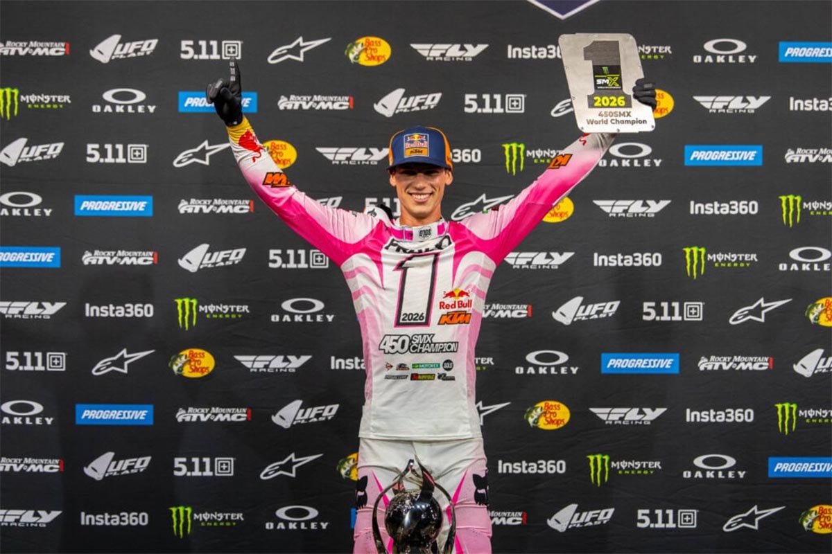 Jorge Prado hace historia en Estados Unidos: campeón del SuperMotocross 2026