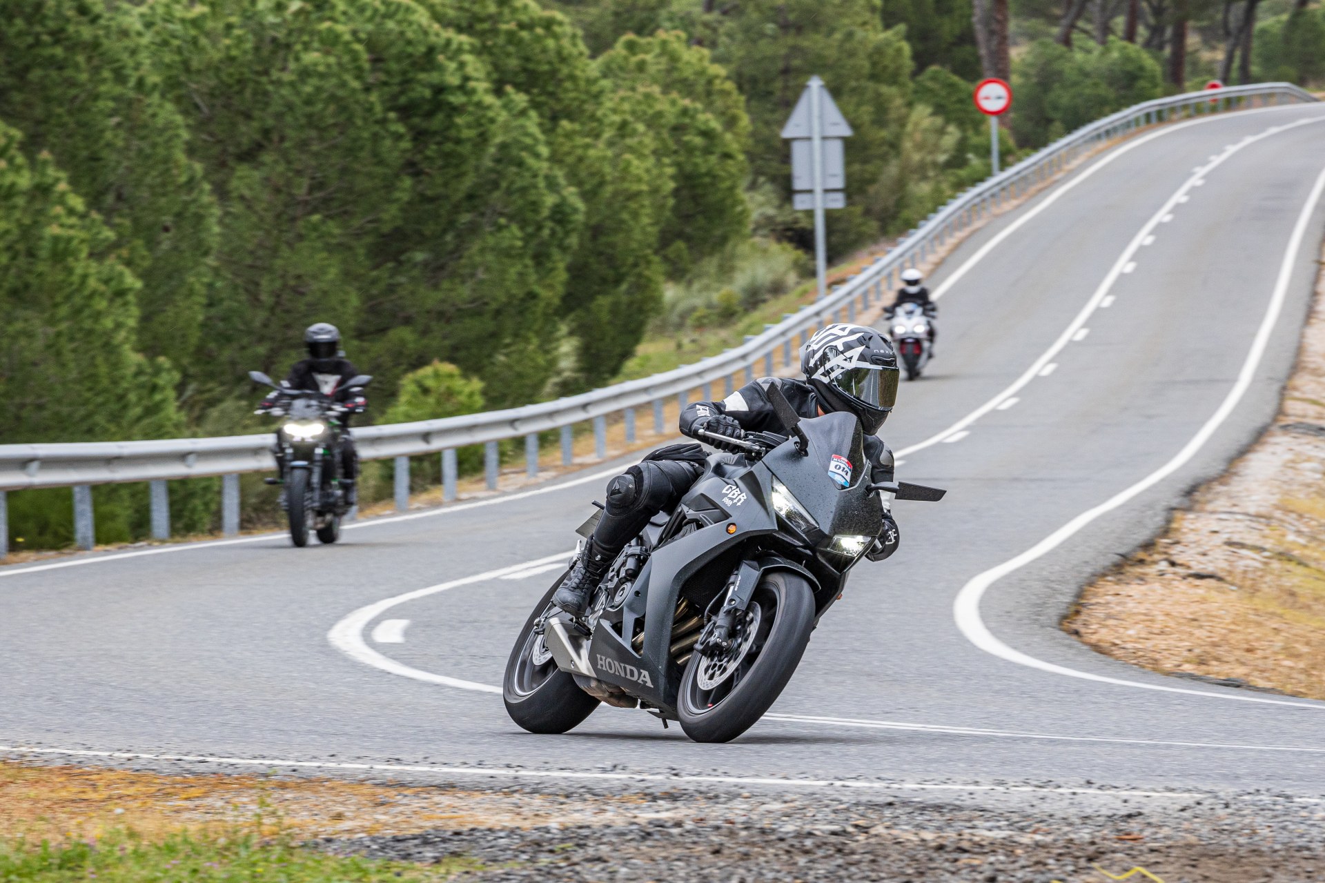 Traveling alone on a motorcycle or accompanied by a soul ridertraveling alone on a motorcycle or accompanied by a soul rider