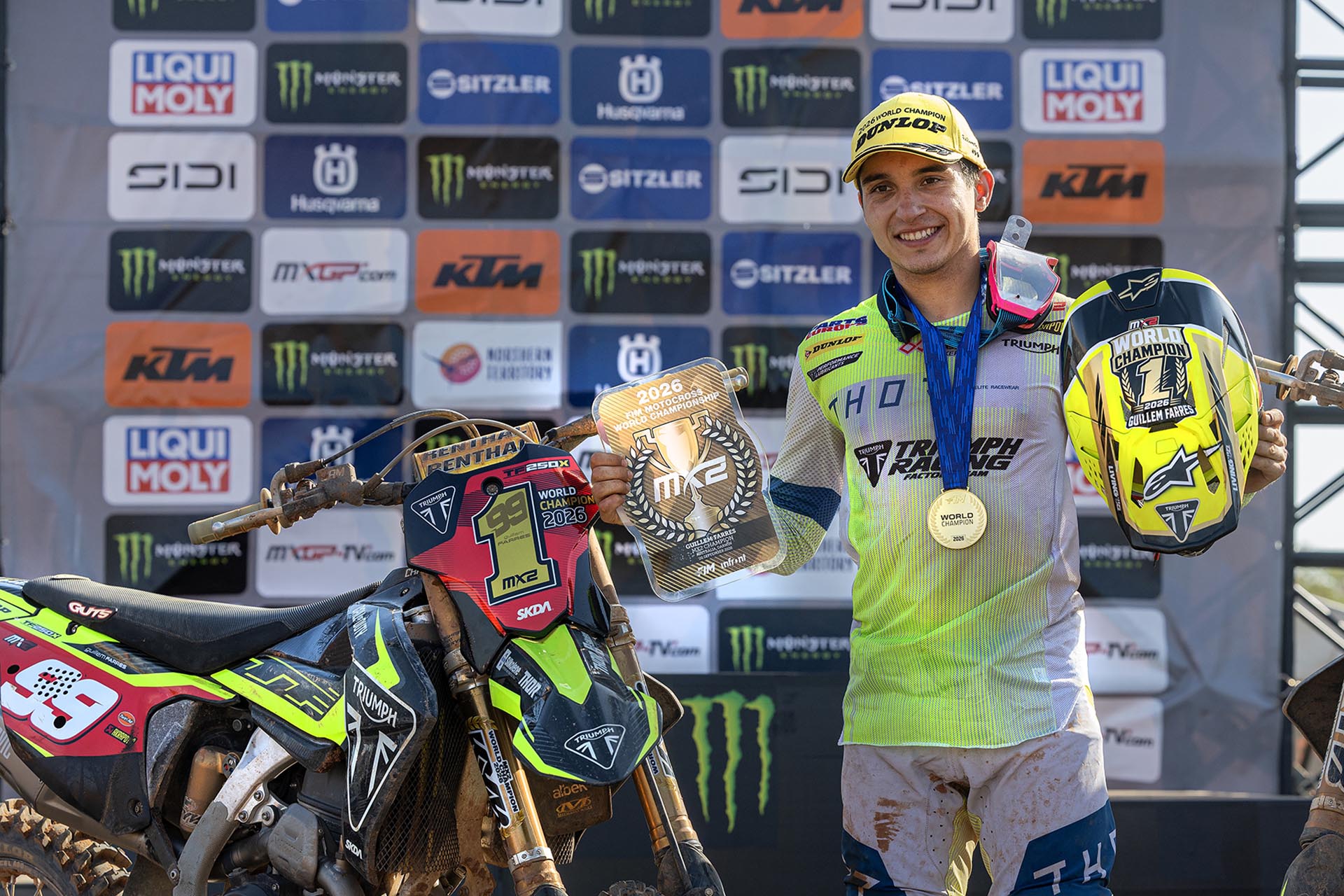 Farrés has achieved the title before jumping to MXGP next season