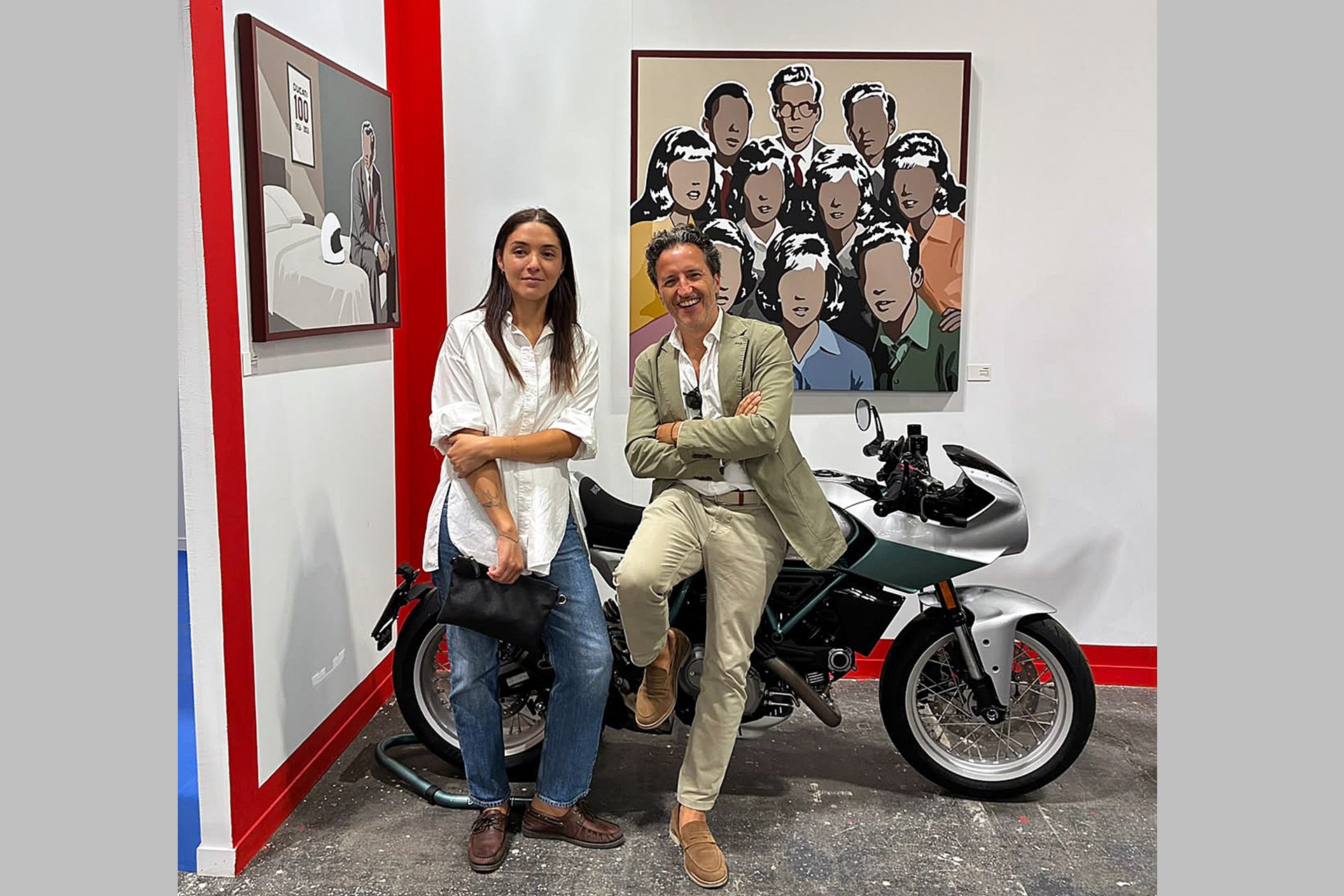 Ducati participates in Estampa with the exhibition “Adriana Oliver x Ducati”