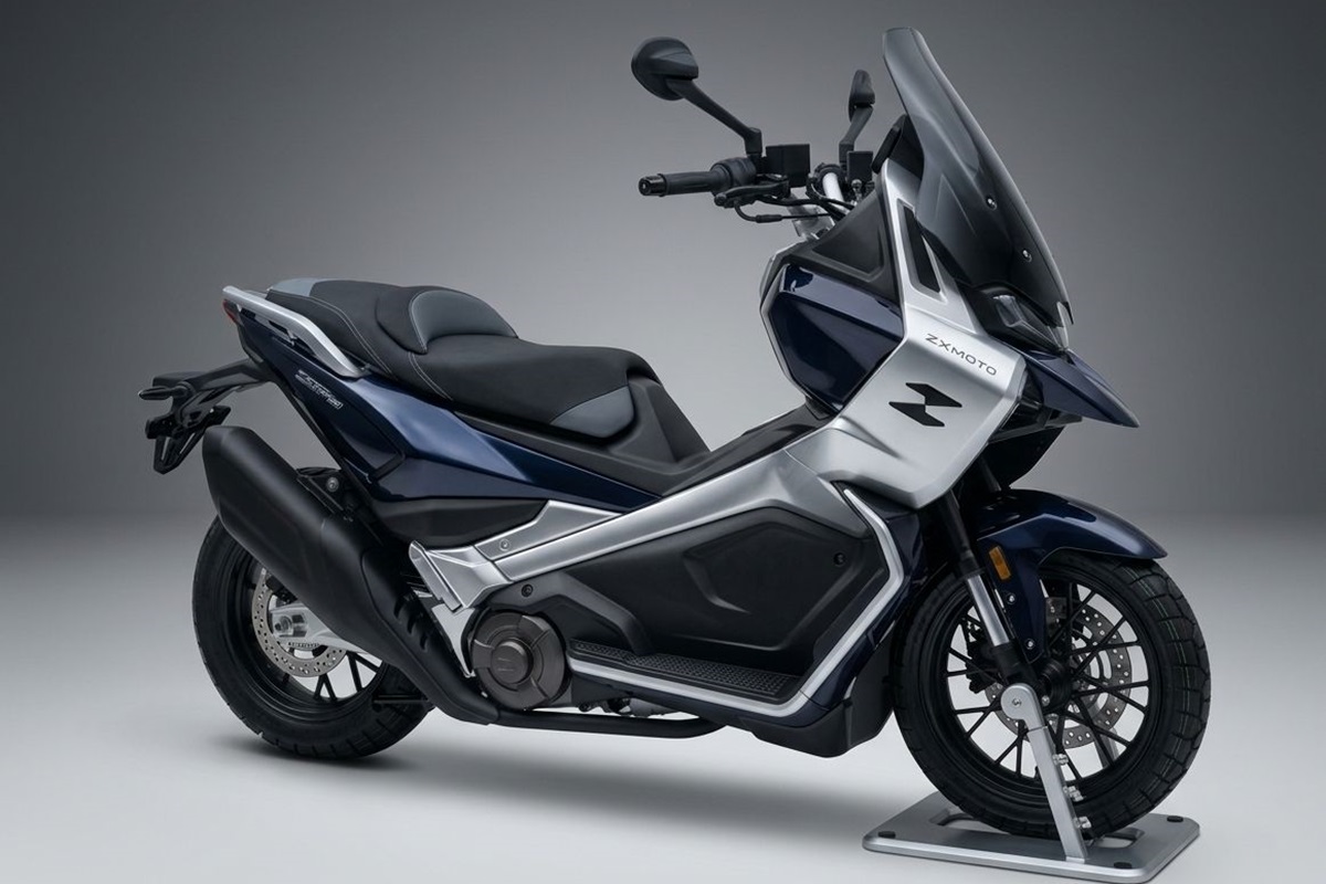 ZXMoto presents the 250T ADV, an “unconventional” scooter that will arrive in 2027