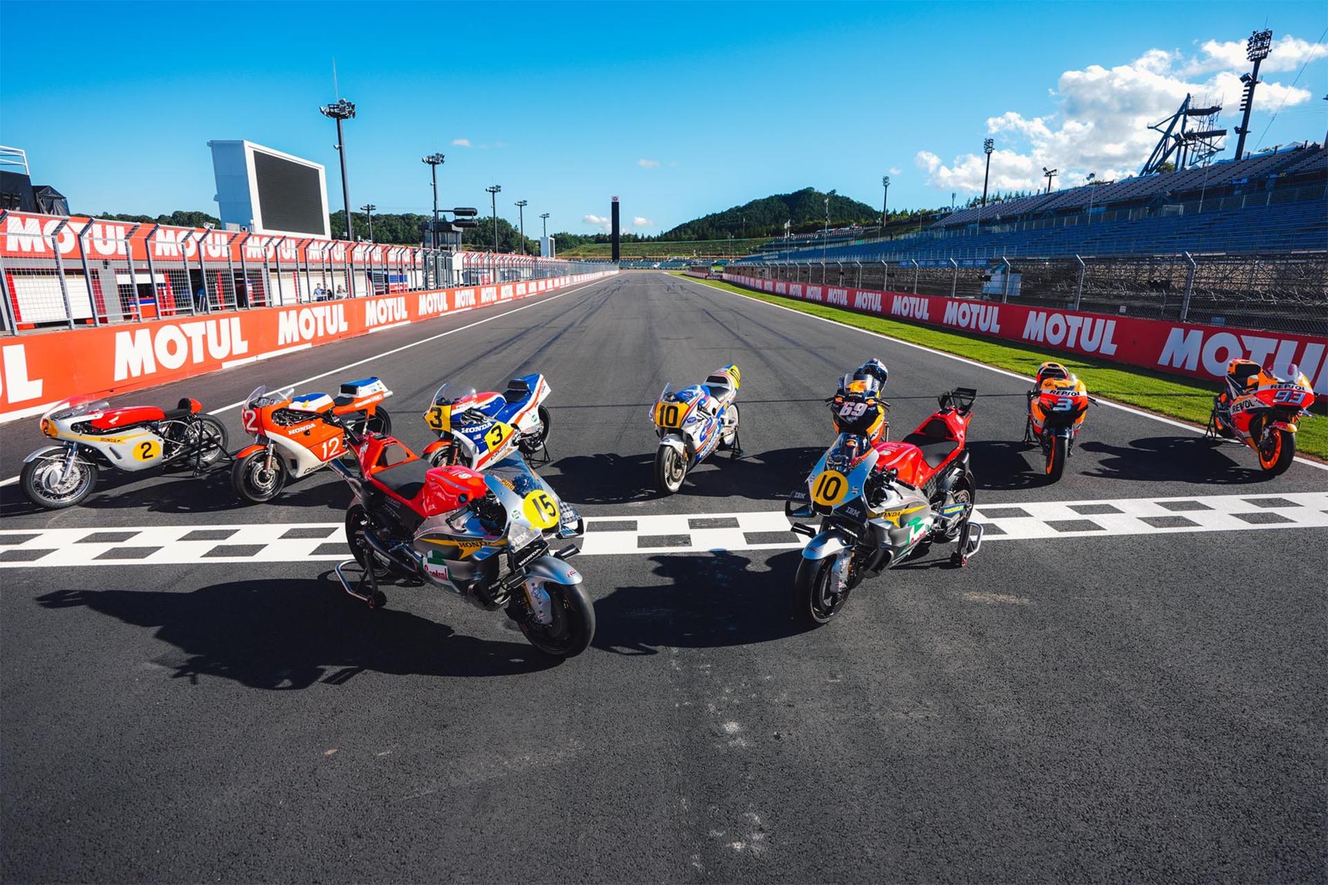 Honda has put all its 500 motorcycles on the grid