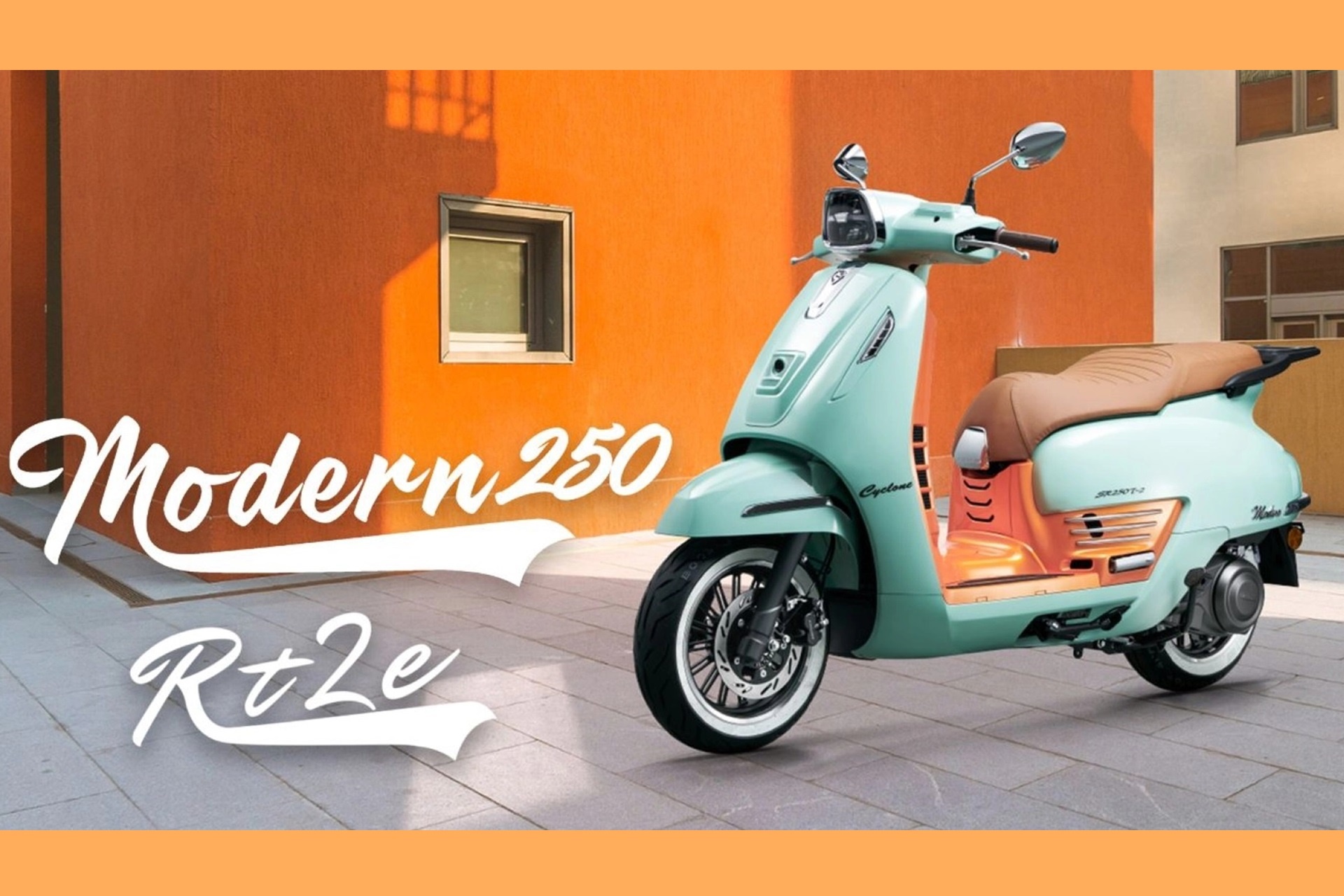 Cyclone RT250E: el nuevo scooter retro de 250 cc con 25 CV y mucho equipamiento