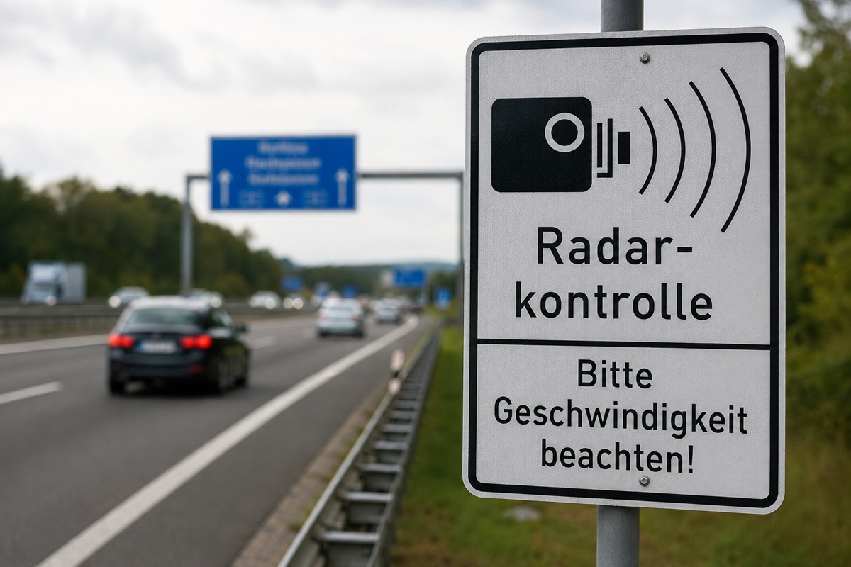 A radar in Germany accumulates hundreds of fines in a few hours as a result of “fake” signage