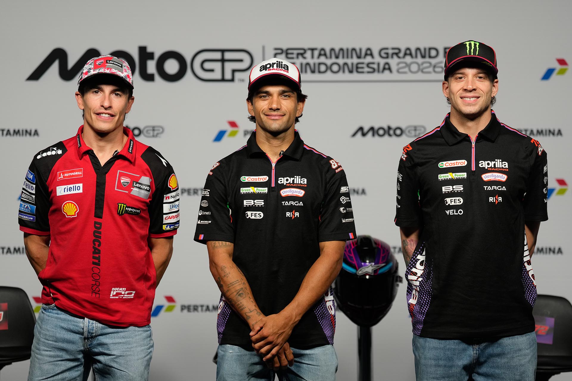 Tras el GP de Indonesia está claro, el Mundial de MotoGP será un duelo Márquez Vs Aprilia y no solamente contra Martín