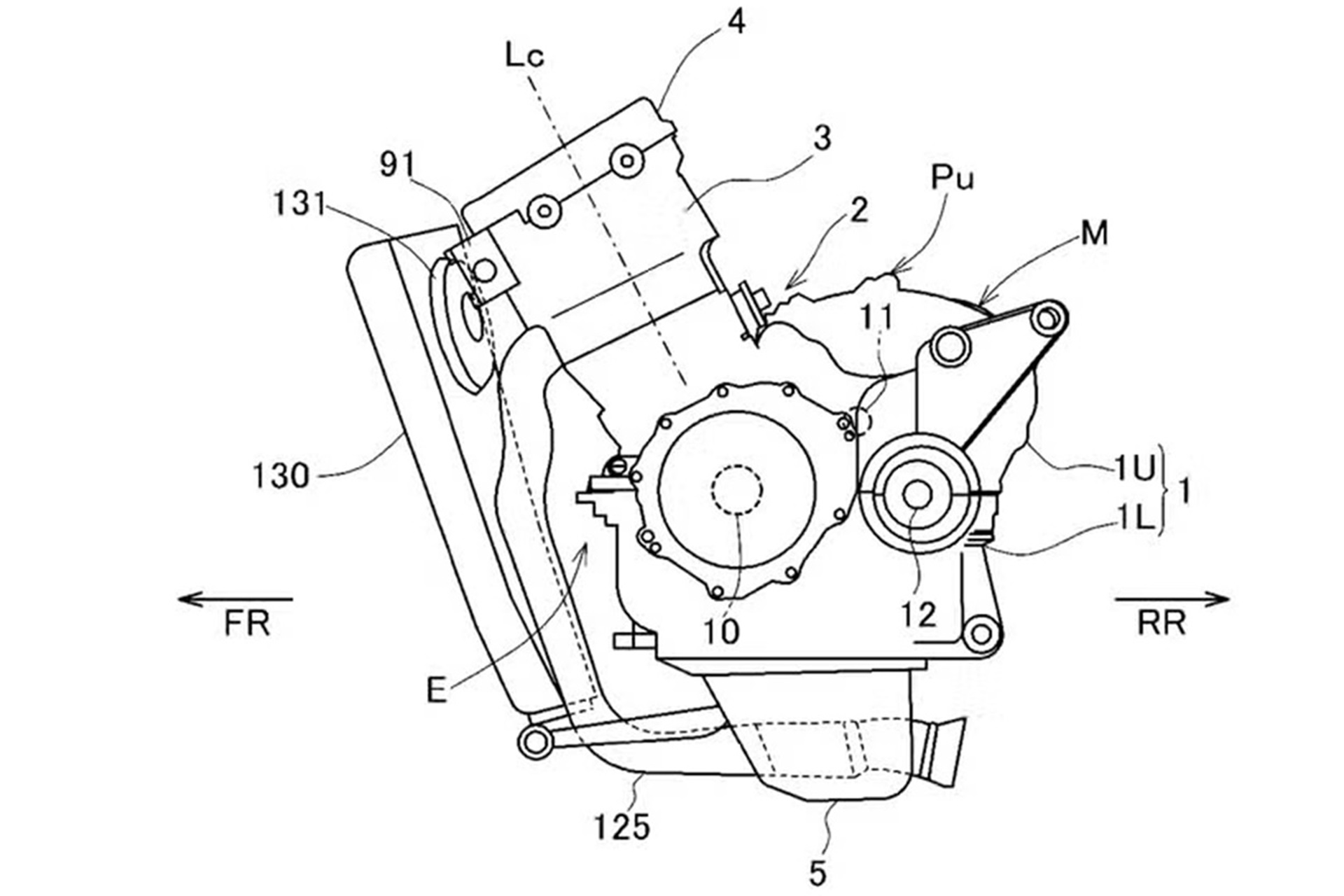 Honda patents a twin-cylinder engine "simplified design"
