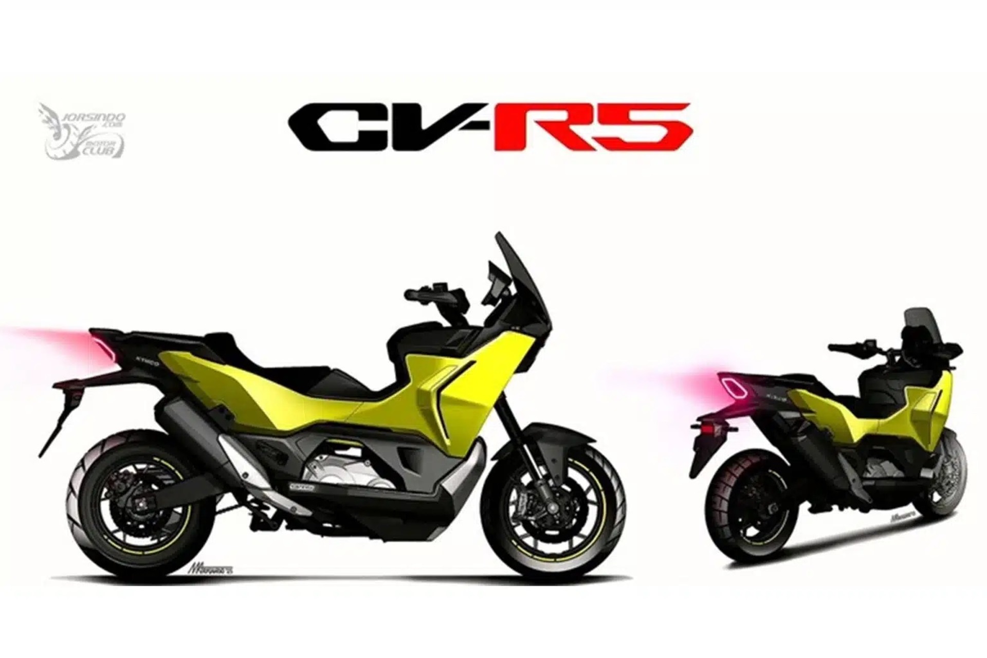 CV-X45 2027: KYMCO reveals its new ADV scooter for the A2