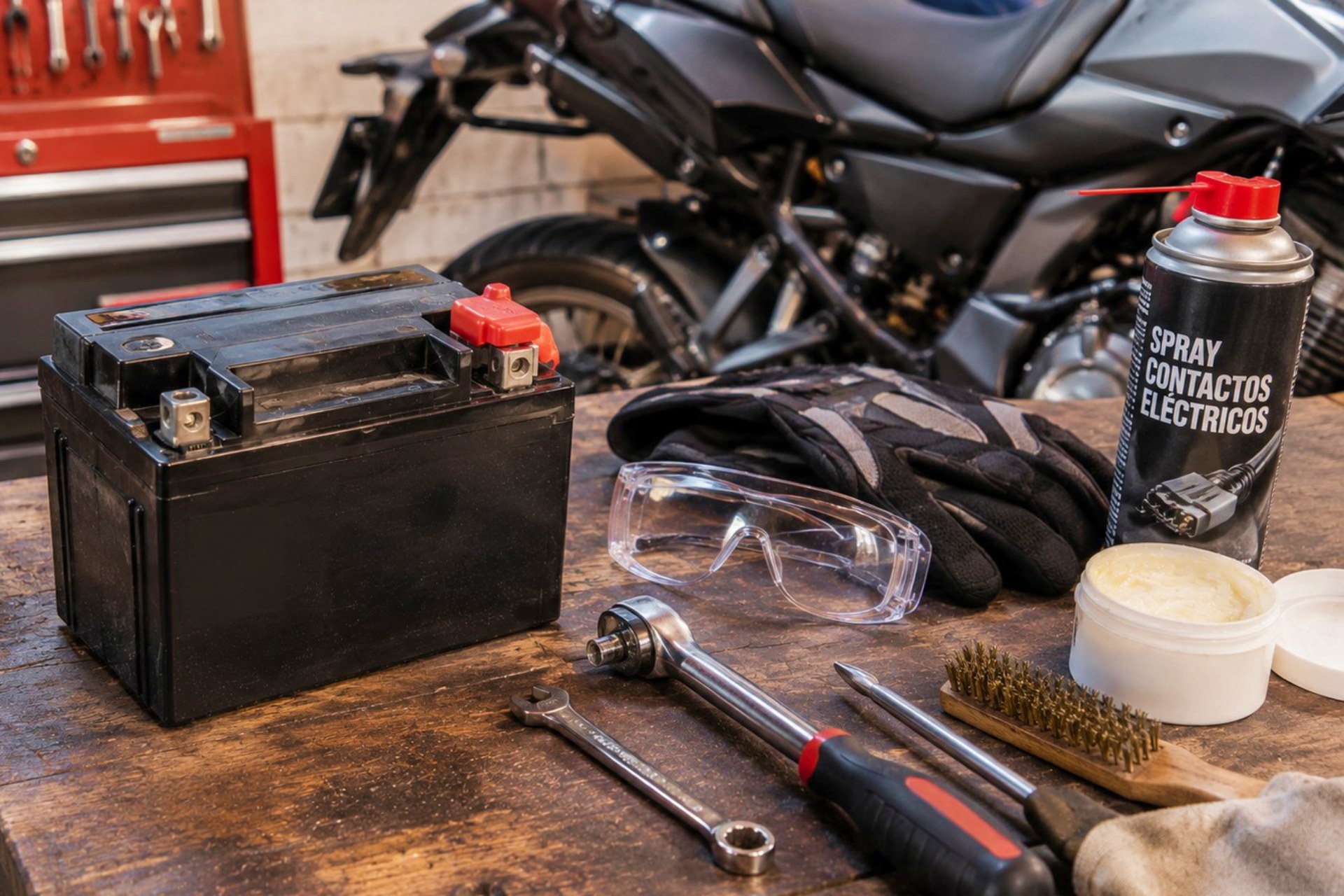 How to change motorcycle battery