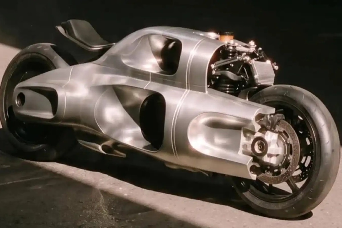 REV-1 by Lennart Baramsky: The motorcycle of the future, with 612 HP of power, powered by hydrogen