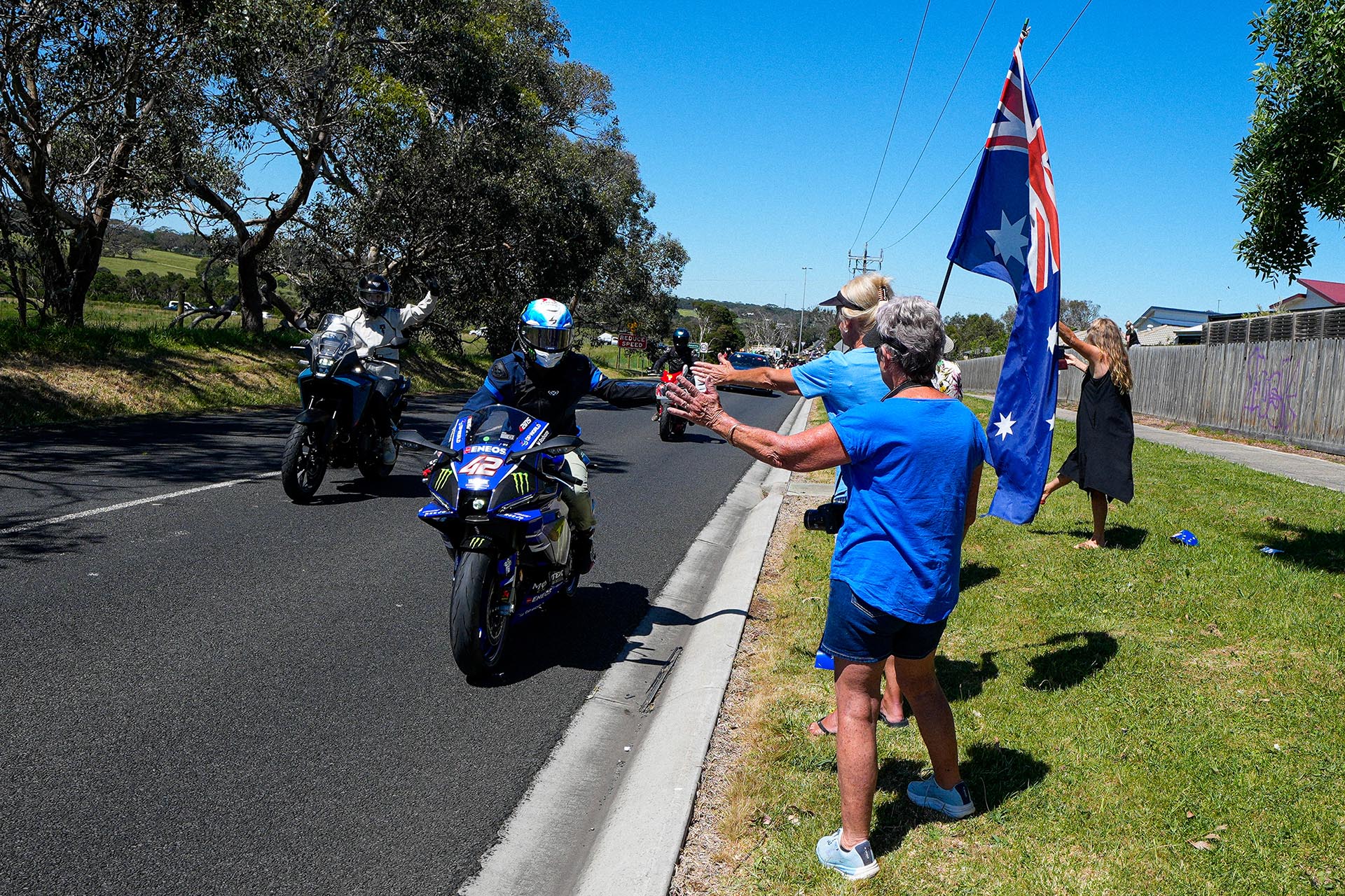 The public has turned out for the latest edition of the Australian GP at Phillip Island