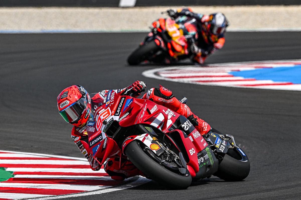 Marc Márquez could hit the table in the general classification this weekend