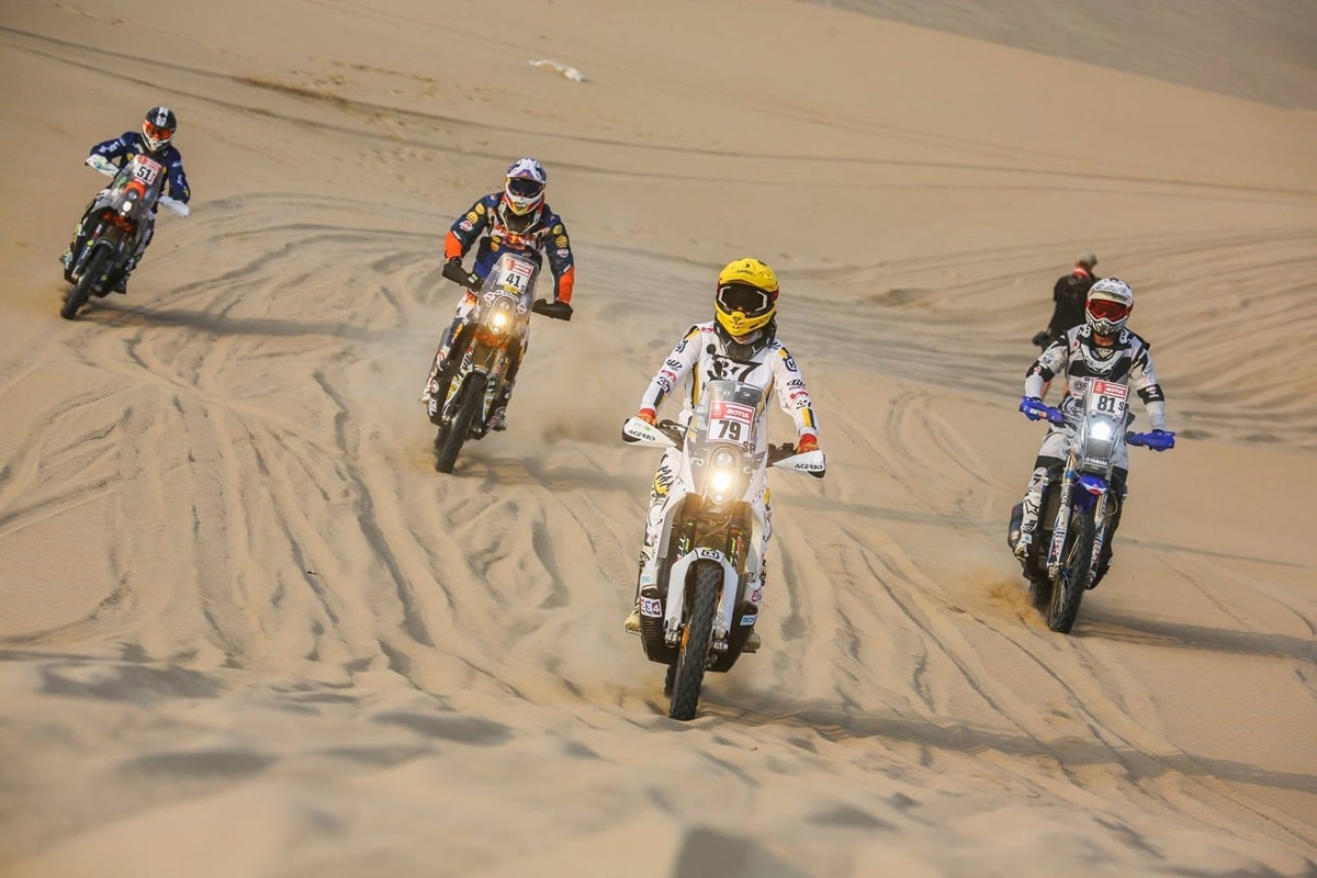 The Dakar laps